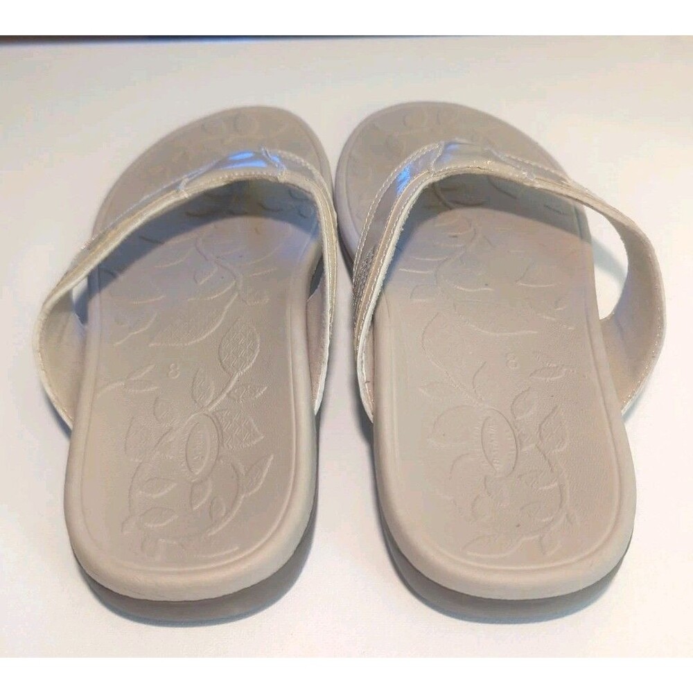 Dr. Scholl's Sandals Flip Flops Advanced Comfort Series Taupe Sz US 8 - Picture 2 of 11
